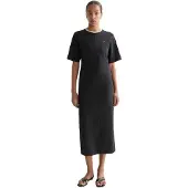 Scotch & Soda Ufu01426t Short Sleeve Midi Dress Noir XL Femme