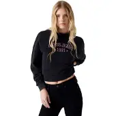 GUESS Jeans Sweat-shirt W6rq04kcpr1 Cropped
