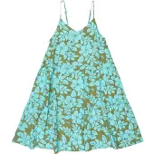 Roxy Sunlit Dreams Sleeveless Dress Vert 12 Years Fille
