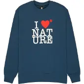 Element I Heart Sweatshirt Bleu S Homme