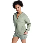 Roxy Rise & Vibe Textured Full Zip Sweatshirt Vert XS Femme