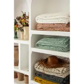 Vivaraise Jeté De Lit Tika Opaline 260 X 260 Cm Vivaraise