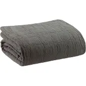 Vivaraise Jeté Recyclé Titou Carbone 260 X 260 Cm Vivaraise