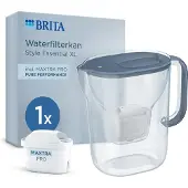 Brita Wasserfilter Style essential XL steinblau inkl. 1 Kartusche