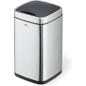 Durable Poubelle automatique NO TOUCH 12L, Argent, 342123