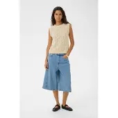 Soaked Pull-over 'SLFlores' crème