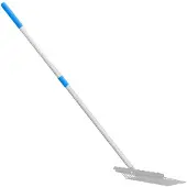 vidaXL Manche de fourche télescopique en acier argenté