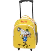 Peppi Pitkätossu Sac à roulettes Jaune