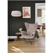 Nordlux Lampe à arc Dicte brun sable Ø 53cm