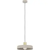 Eglo Luminaire suspendu - Couleur sable - 36 x 110 cm - Acier - 1 flamme