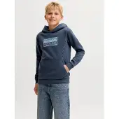 Jack & Jones Fusion Graphic Hoodie Bleu 8 Years Garçon