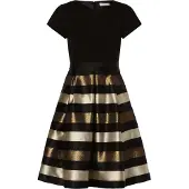 Marie Lund Robe bronze / or / noir