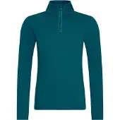 Protest Refabriz Half Zip Fleece Vert,Bleu M Femme