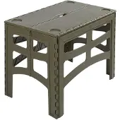 Keeeper Table de camping pliante "timo" L olive