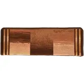 vidaXL Tapis d'escalier autoadhésifs 10 pcs 65x21x4 cm Marron