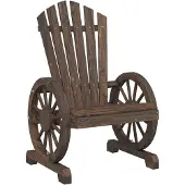 vidaXL Chaise de jardin Adirondack en bois massif de sapin