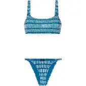 Protest Clue Bandeau Bikini Bleu S Femme