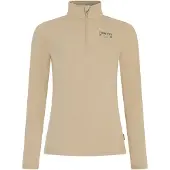 Protest Gentle Half Zip Fleece Beige L Femme
