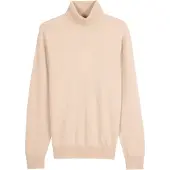GOBI Cashmere Pull-over 'Men's Essential Turtleneck Cashmere Sweater' beige