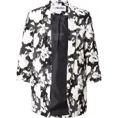 Pieces Blazer 'PCBosella' jaune pastel / anthracite / noir / blanc