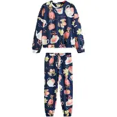 Next Pyjama bleu marine / vert clair / rose / blanc