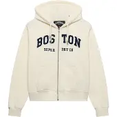 Superdry Veste de survêtement marine / blanc