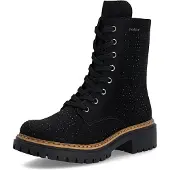 Rieker Bottes à lacets noir