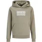 Jack & Jones Fusion Graphic Hoodie Vert,Gris 14 Years Garçon