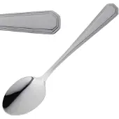 HorecaTraders Cuillère à dessert traiteur 19cm en acier inoxydable | 12 pièces