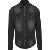 Brandit Chemise 'Riley' noir denim