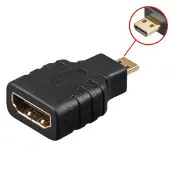 Microconnect HDM19F19MM - Kabeladapter (Micro HDMI, HDMI, Stecker/Buchse)
