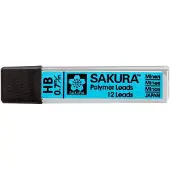 Sakura Fin du stock : Mine de rechange pour porte-mine, dureté : HB (0.70 mm, HB)