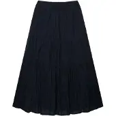Superdry Tiered Maxi Long Skirt Noir M Femme