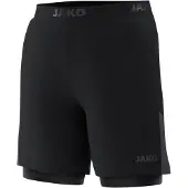 Jako Pantalon de sport gris foncé / noir