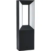 Eglo 98727 RIFORANO LED Lampadaire d'extérieur 2x5W Socle 110x60mm Noir Blanc Blanc Chaud IP54