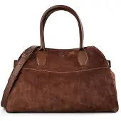 GUESS Sac bandoulière Liza, en cuir, 42 cm