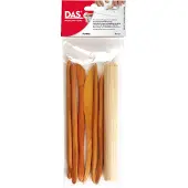 DAS Outils en bois pour le modelage Lot de 7