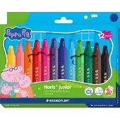 Staedtler Marqueurs Magiques -Noris Junior - 12 pces - Peppa Pig - - UneTaille - Marqueur