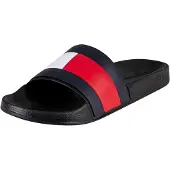 Tommy Hilfiger Rubber Flag Slides Noir EU 40 Homme