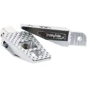 Thrashin Supply Co P-54 Extra Grip Tsc-2020-3-sr Footpegs Argenté