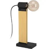 Eglo Lampe de table en bois Bailrigg