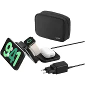 Belkin Boostcharge Pro Qi2 15w 3 In 1 Wireless Charger Noir