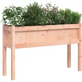 vidaXL Jardinières 2 pcs avec pieds bois massif douglas