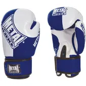 Metal Boxe Gants Compétition Amateur Anglaise Bleu