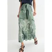 Bonprix Jupe longue en viscose fluide