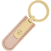 BOSS Porte-clés grainé nude avec monogramme Double B doré