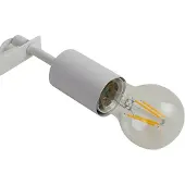 LINDBY Lampe de Table , Hubi, Blanc, Salon / séjour, Verre, Moderne