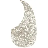 Boston AG-100-PW plaque de protection pour guitare acoustique, pearl white