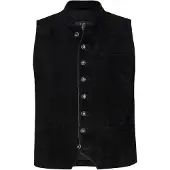 JP 1880 Regular Fit Veste noir, Carreau vichy