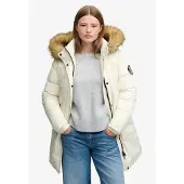Superdry Parka d’hiver 'Everest' marine / blanc cassé